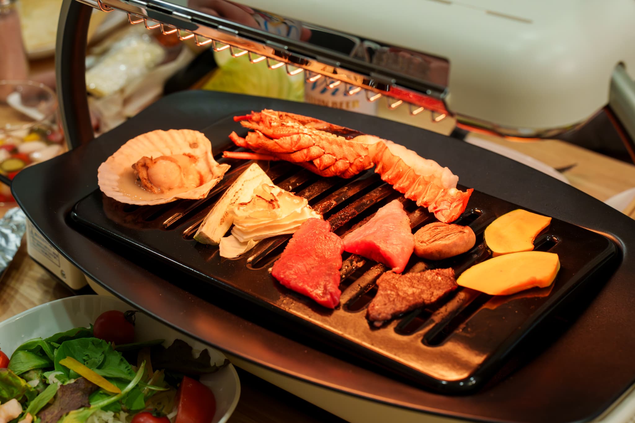 アラジングラファイトグリラーでの焼肉
