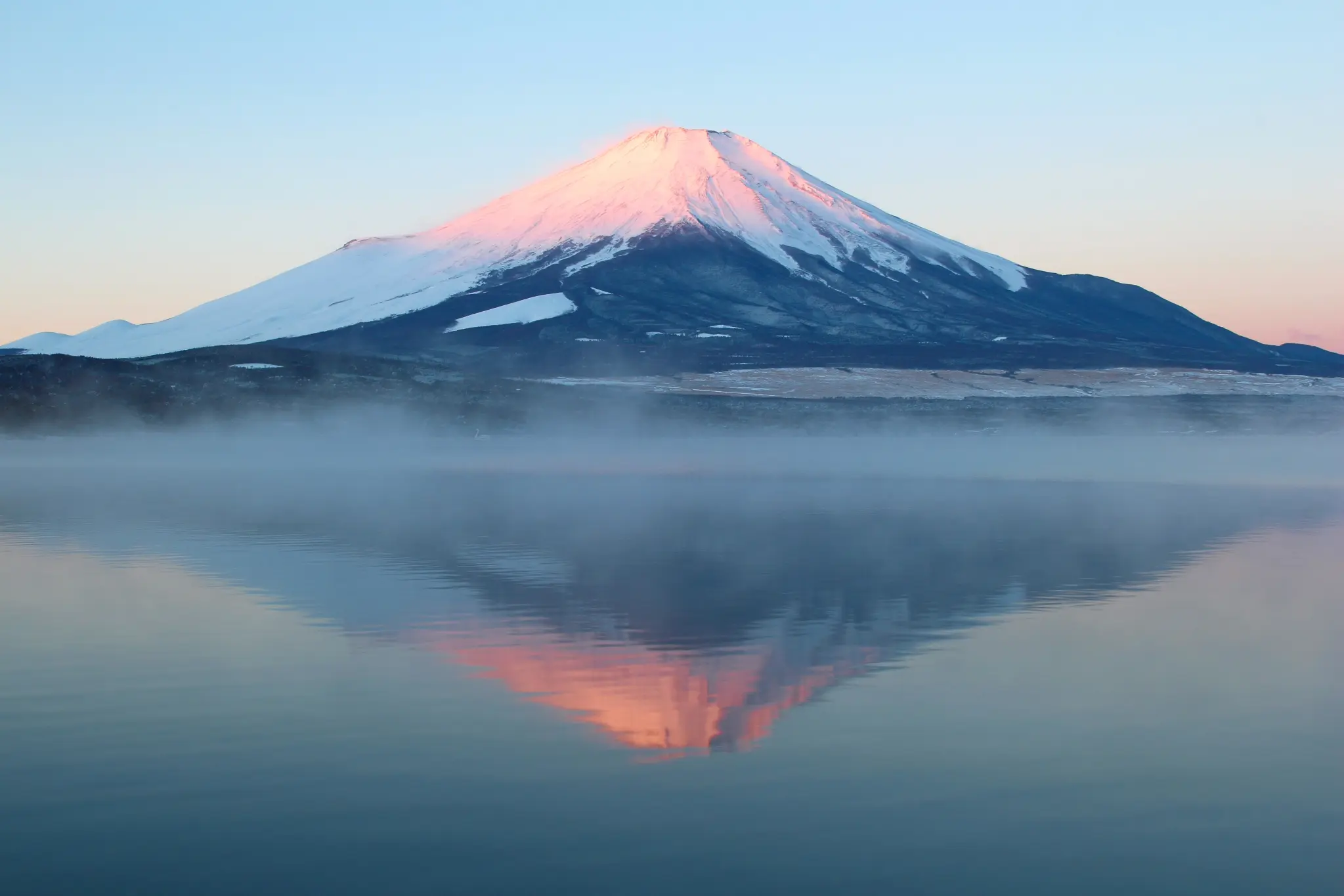 河口湖湖畔